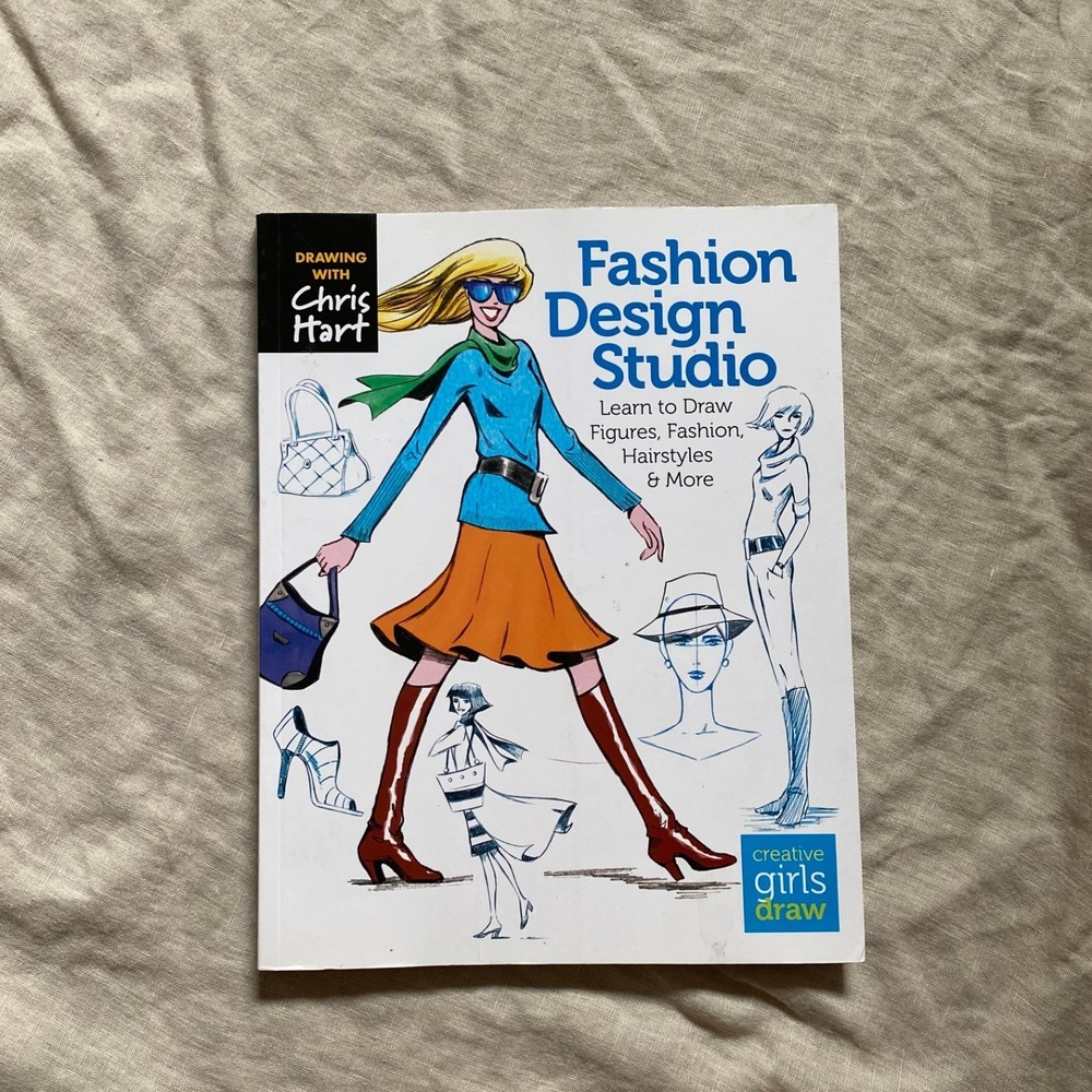 Fashion Design Studio Chris Hart Drawing Figures Fashion Hairstyles Book Art Y2K